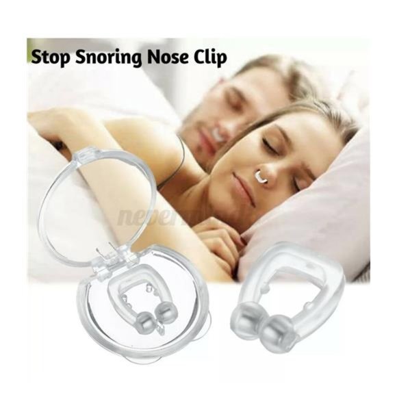 4 Pack Silicone Magnetic Anti Snore Nose Clip - Picture 2 of 8